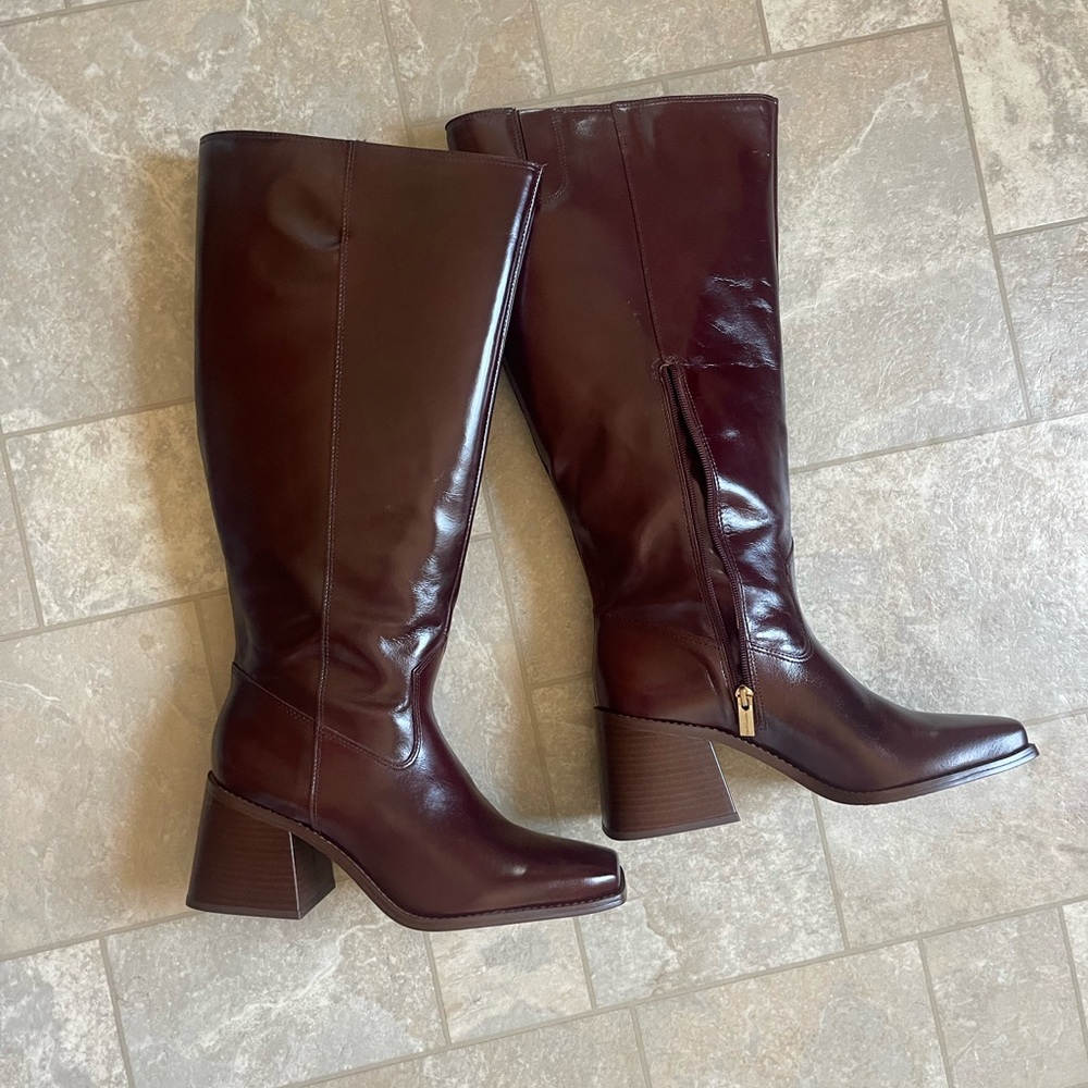 *Dark Mahogany Vince Camuto Extra Wide Calf Sangeti Boots